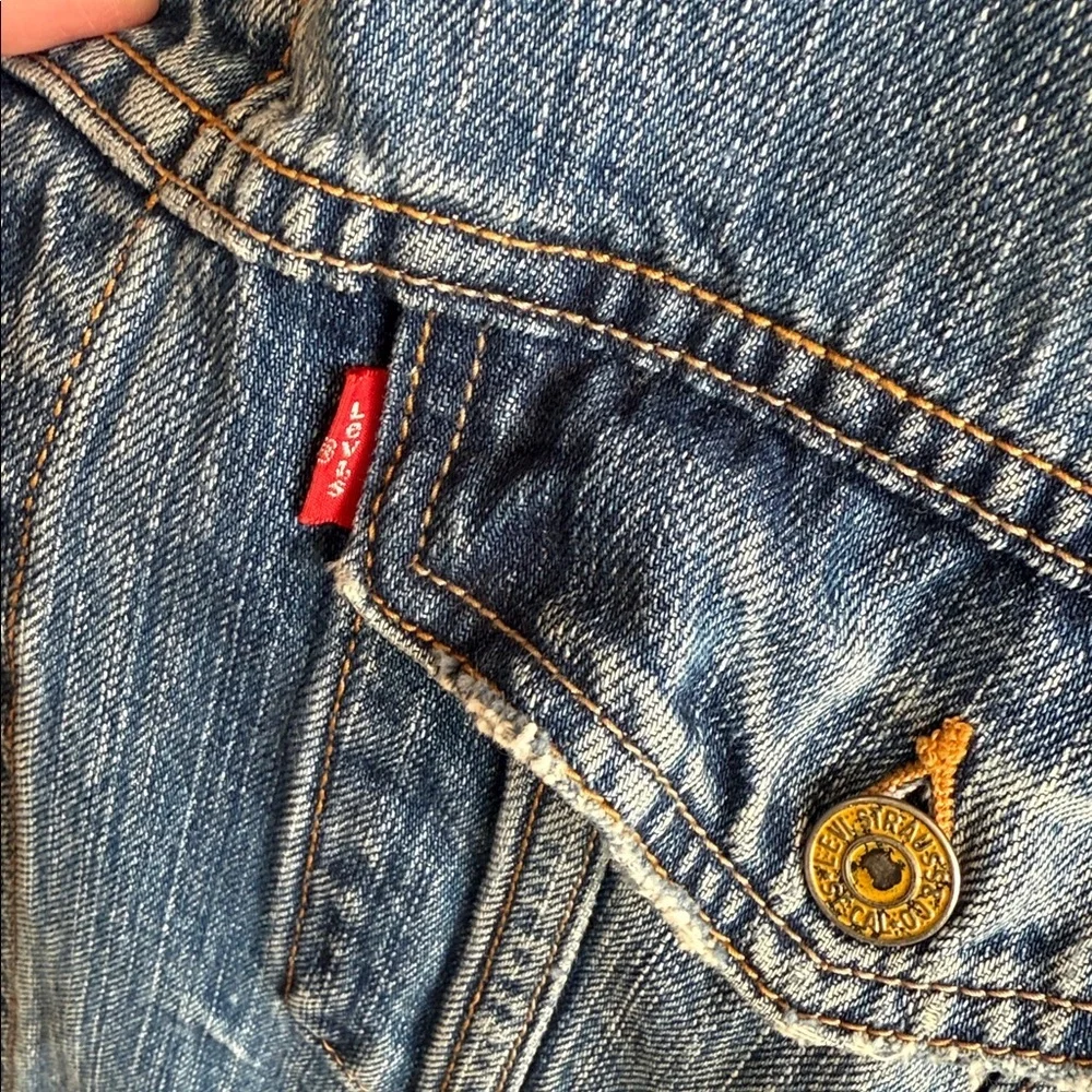 Levis thrashed distressed